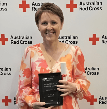 Local Teacher Honoured With Prestigious Red Cross Humanitarian Award