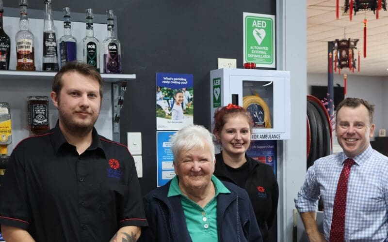 Life-Saving Defibrillator Installed at Glen Innes Bowling Club