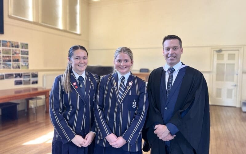 Glen Innes district students in leadership group at TAS